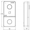 BEZVADU VIDEO DOMOFONS DS-KV6113-WPE1(C)/SURFACE Wi-Fi / IP Hikvision