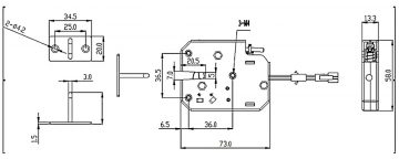 SKAPJA ELEKTROMAGNĒTISKĀ SLĒDZENE DT-05 DANTOM