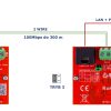 UTP / 2-WIRE PĀRVEIDOTĀJU KOMPLEKTS LAN+POE PĀRRAIDEI ETH-2WIRE-SET KOMPLEKTĀ 2 GAB. ATTE