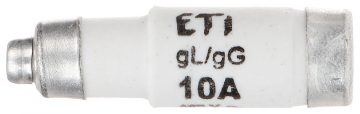 ВСТАВКА ПРЕДОХРАНИТЕЛЯ ETI-D01/10A 10A 400V gL/gG E14 ETI