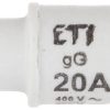 FUSE INSERT ETI-D02/20A 20 A 400 V gG E18 ETI FUSE INSERT ETI-D02/20A 20 A 400 V gG E18 ETI