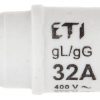 SAUGIKLIO Įdėklas ETI-D02/32A 32A 400V gL/gG E18 ETI SAUGIKLIO Įdėklas ETI-D02/32A 32A 400V gL/gG E18 ETI