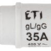 DROŠINĀTĀJA IELIKTNIS ETI-D02/35A 35 A 400 V gL/gG E18 ETI