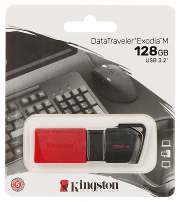 ZIBATMIŅA FD-128/DTXM-KINGSTON 128 GB USB 3.2 Gen 1