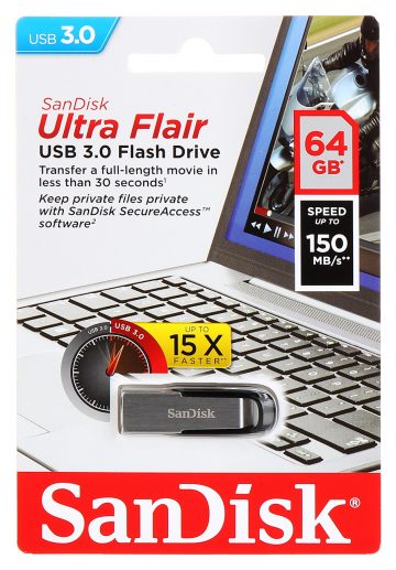 Флэш-память FD-64/ULTRAFLAIR-SANDISK 64 ГБ USB 3.0 SANDISK Флэш-память FD-64/ULTRAFLAIR-SANDISK 64 ГБ USB 3.0 SANDISK