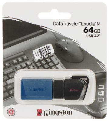 ZIBATMIŅA FD-64/DTXM-KINGSTON 64 GB USB 3.2 Gen 1 ZIBATMIŅA FD-64/DTXM-KINGSTON 64 GB USB 3.2 Gen 1