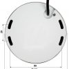 DAHUA HAC-HDBW2241F-A-0280B-S2-DIP 2.1MP Dome AHD kamera ar motorizētu varifokālo objektīvu