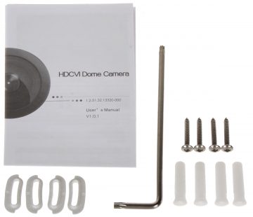 DAHUA HAC-HDBW2241F-A-0280B-S2-DIP 2.1MP Dome AHD kamera ar motorizētu varifokālo objektīvu