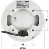 DAHUA HAC-HDW1509T-A-LED-0280B-S2 5MP kupolinis AHD fotoaparatas, spalvotas