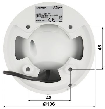 DAHUA HAC-HDW1509T-IL-A-0280B-S2 5MP kupolinis AHD fotoaparatas su motorizuotu variafokaliniu objektyvu