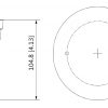 DAHUA HAC-HDW1801T-Z-A-27135-S2 8.3MP Dome IP kamera ar motorizētu varifokālo objektīvu