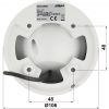 Купольная IP-камера DAHUA HAC-HDW1809T-A-LED-0280B 8,3 МП, полноцветная