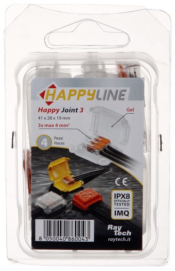 SAVIENOJUMU KĀRBA GELBOX HAPPY-JOINT-3 IP68 RayTech
