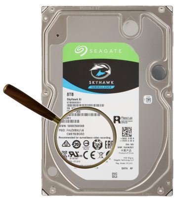 VDIGITĀLĀ VIDEOIERAKSTĪTĀJA DISKS HDD-ST8000VE001 8TB 24/7 SkyHawk AI SEAGATE