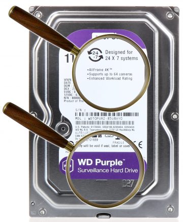 VDIGITĀLĀ VIDEOIERAKSTĪTĀJA DISKS HDD-WD10PURZ 1TB 24/7 WESTERN DIGITAL