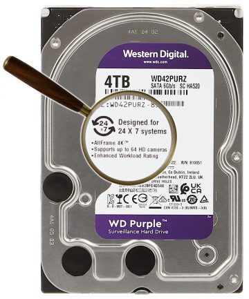 Videonovērošanas DISKS HDD WD43PURZ 4TB WESTERN DIGITAL