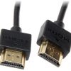 KABELIS HDMI-0.5/SLIM 0.5 m