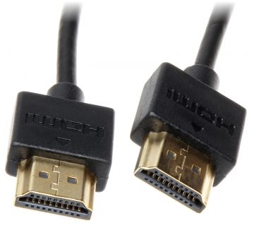 KABELIS HDMI-0.5/SLIM 0.5 m