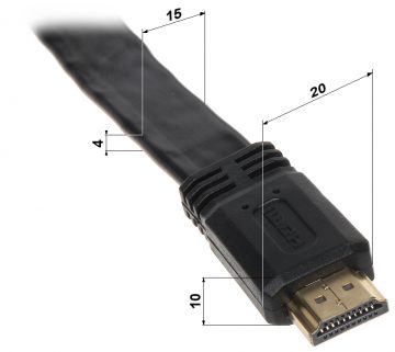 KABELIS HDMI-10-FL 10 m