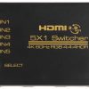 PĀRSLĒGŠANAS SLĒDZIS HDMI-SW-5/1P