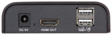 PAPLAŠINĀTĀJA UZTVĒRĒJS HDMI+USB-EX-100/RX SIGNAL