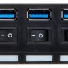 HUB USB 3.0 IESLĒGŠANAS HUB-USB3.0-1/4 55 cm