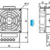 SILTĀ GAISA VENTILATORS HVL-031-150W