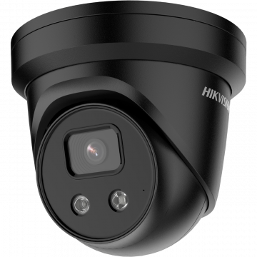Hikvision DS-2CD2346G2-IU 4MP Turret IP kamera AcuSense 2.8mm melna