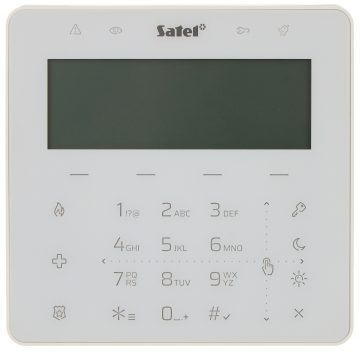 SIGNĀLA VADĪBAS PANEĻA SENSORU TASTATŪRA INT-KSG2R-W SATEL