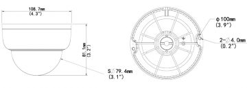UNIARCH IPC-D112-PF28 2.1MP Dome IP kamera ar motorizētu varifokālo objektīvu