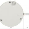 DAHUA IPC-HDBW1230DE-SW-0360B 2MP Dome IP kamera ar motorizētu varifokālo objektīvu