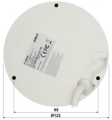 DAHUA IPC-HDBW3441R-AS-P-0210B 4.7MP PTZ IP kamera WizSense ar motorizētu varifokālo objektīvu