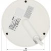 DAHUA IPC-HDBW3541E-AS-0280B-S2 5MP Dome IP Camera AI with Motorized Varifocal Lens