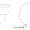 DAHUA IPC-HDBW3841R-ZAS-27135 8.3MP Dome IP kamera ar motorizētu varifokālo objektīvu