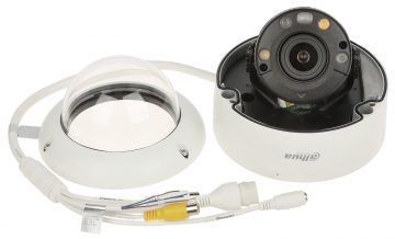 DAHUA IPC-HDBW3849R1-ZAS-PV-27135 8.3MP Dome IP kamera AI ar motorizētu varifokālo objektīvu
