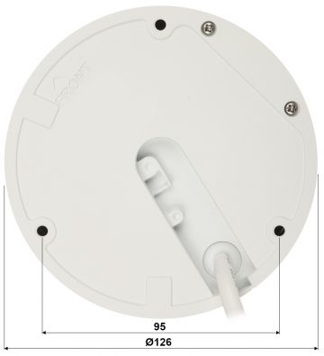 DAHUA IPC-HDBW3849R1-ZAS-PV-27135 8.3MP Dome IP kamera AI ar motorizētu varifokālo objektīvu