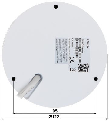 DAHUA IPC-HDBW5449R-ASE-NI-0360B 4MP Dome IP kamera Full-color