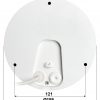 DAHUA IPC-HDBW5541E-Z5E-0735-DC12AC24V 5MP Dome IP kamera ar motorizētu varifokālo objektīvu