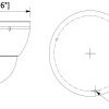 DAHUA IPC-HDBW5541E-Z5E-0735-DC12AC24V 5MP Dome IP kamera ar motorizētu varifokālo objektīvu