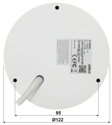 DAHUA IPC-HDBW5541R-ASE-0280B 5MP Dome IP kamera ar motorizētu varifokālo objektīvu
