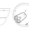 DAHUA IPC-HDBW5842E-ZE-2712-DC12AC24V-S2 8.3MP Dome IP kamera ar motorizētu varifokālo objektīvu