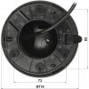 DAHUA IPC-HDW2449T-S-IL-0280B-BLACK 4MP kupolinė IP kamera WizSense su motorizuotu Varifocal objektyvu juodu
