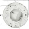 DAHUA IPC-HDW2449T-S-IL-0280B 4MP Dome IP kamera WizSense ar motorizētu varifokālo objektīvu