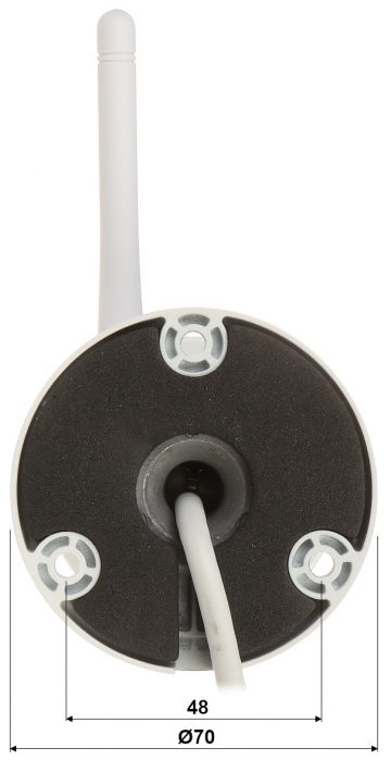 DAHUA IPC-HFW1230DS-SAW-0280B 2MP IP kamera ar motorizētu varifokālo objektīvu