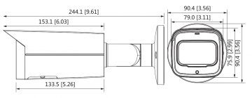 DAHUA IPC-HFW1431T-ZS-2812-S4 4MP IP kamera ar motorizētu varifokālo objektīvu
