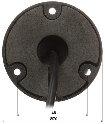DAHUA IPC-HFW1530S-0280B-S6-BLACK 5MP IP kamera ar motorizētu varifokālo objektīvu melna