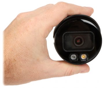 DAHUA IPC-HFW2449S-S-IL-0280B-BLACK 4MP IP kamera WizSense ar motorizētu varifokālo objektīvu melna
