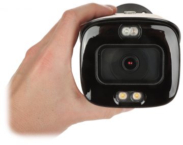 DAHUA IPC-HFW3549T1-AS-PV-0280B-S4-BLACK 5MP IP kamera AI ar motorizētu varifokālo objektīvu melna