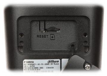 DAHUA IPC-HFW3549T1-AS-PV-0280B-S4-BLACK 5MP IP kamera AI ar motorizētu varifokālo objektīvu melna