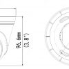 UNIARCH IPC-T122-APF40 2.1MP Dome IP kamera ar motorizētu varifokālo objektīvu